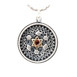 Silver Star of David Necklace by Golan St... | Jewish Gift from Israel