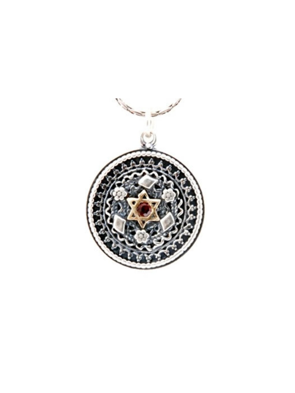 Silver Star of David Necklace by Golan St... | Jewish Gift from Israel