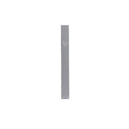 Yair Emanuel Matte Metal Mezuzah Case with Sh... | Mezuzahs by Emanuel