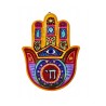 Colorful Hamsa Plaque with Chai Eye  Fish Motif... | Table Decorations
