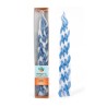 Handmade Beeswax Braided Havdalah Candle Blue an... | Havdalah Candles