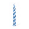 Handmade Beeswax Braided Havdalah Candle Blue an... | Havdalah Candles