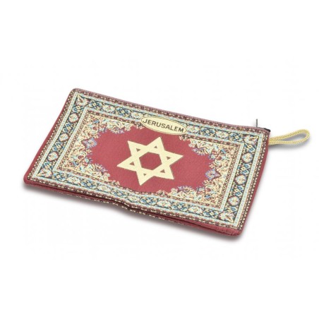 Embroidered Fabric Large Purse or Wallet ... | Jewish Gift from Israel