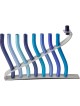 Yair Emanuel Anodized Aluminum Hanukkah Menorah ... | Hanukkah Menorah