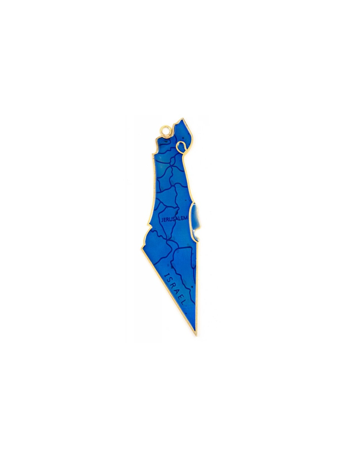 Decorative Map of Israel Wall Hanging Enamel  B... | House Decorations