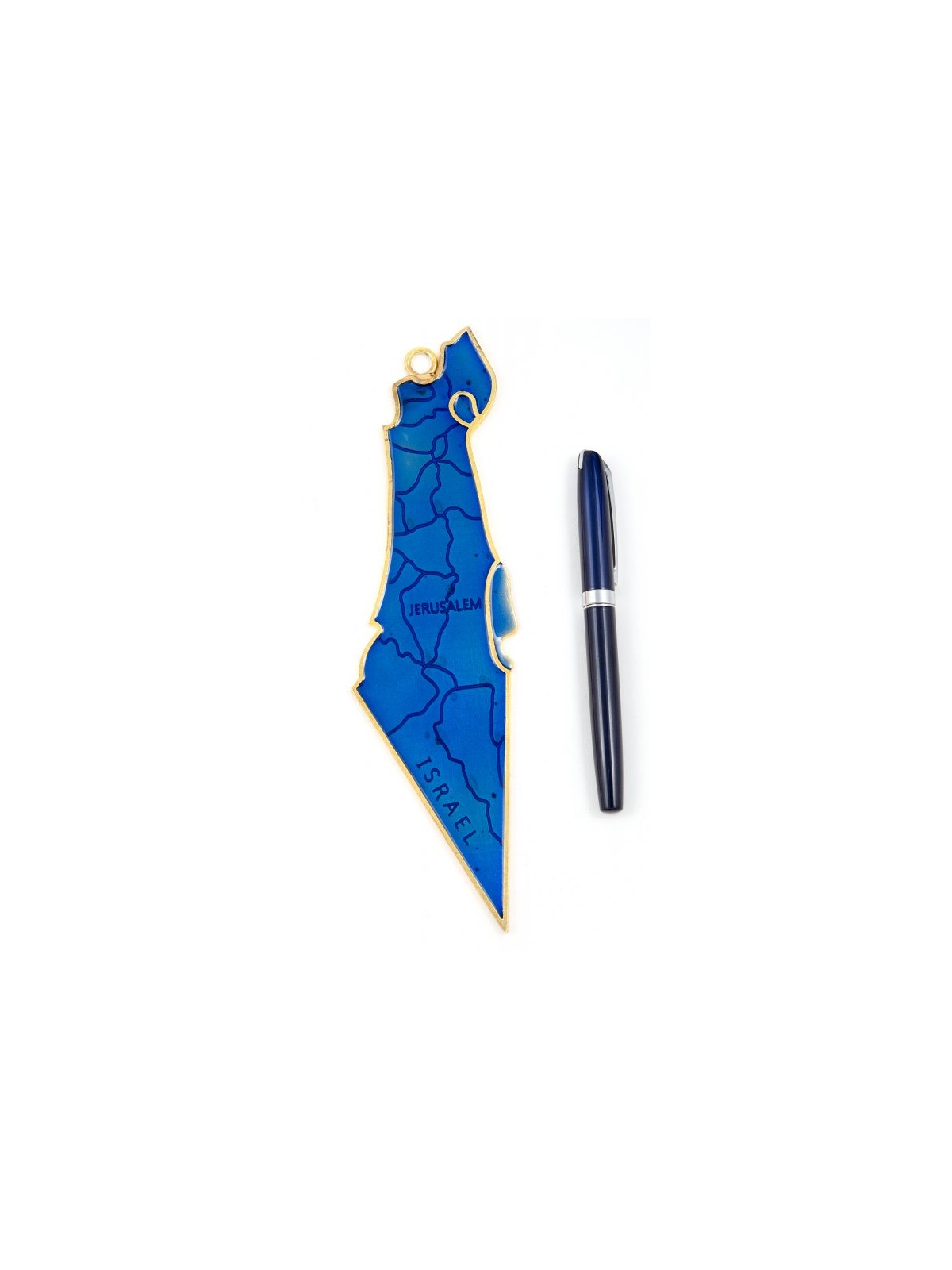 Decorative Map of Israel Wall Hanging Enamel  B... | House Decorations