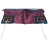 Purple Raw Silk Jerusalem Vista Tallit Set By Yair | Tallit/Tallis | J