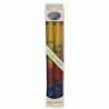 Rainbow Taper Candles - 10 - Orange | Artists and Designers | Judaica
