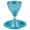 Turquoise Anodized Aluminum Kiddush Cup By Yair Em | Kiddush Cups | Ju
