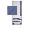 Striped Floral Tallit Set By Yair Emanuel | Tallit/Tallis | Judaica