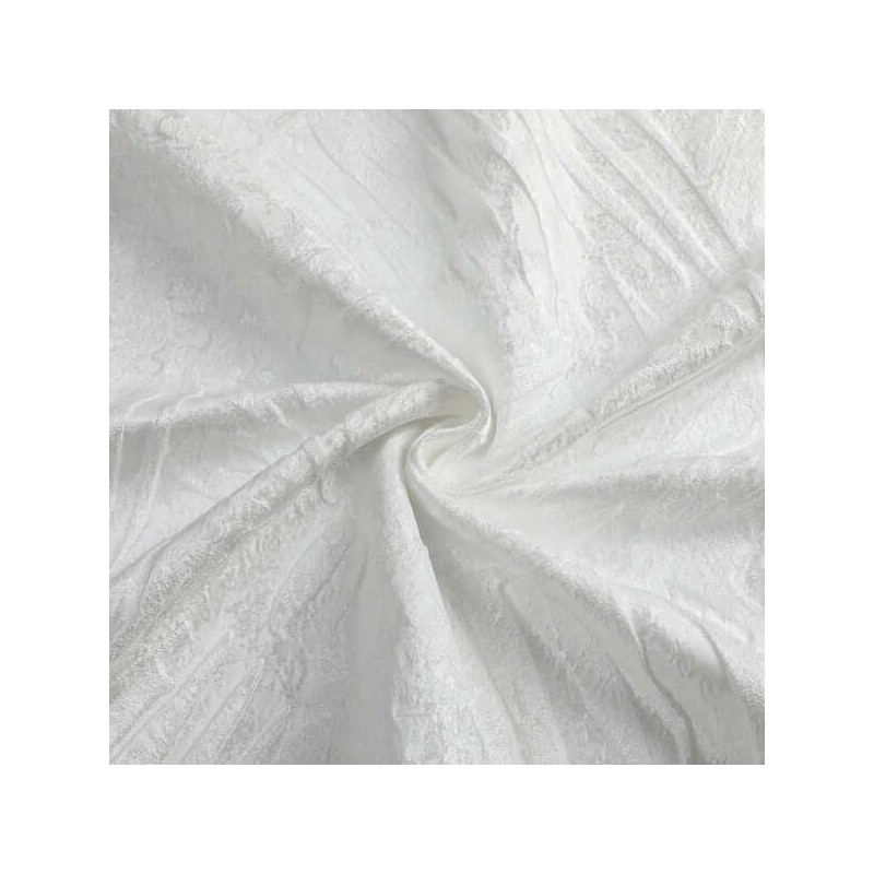 White Leaves Jacquard Tablecloth | Home Goods | Judaica