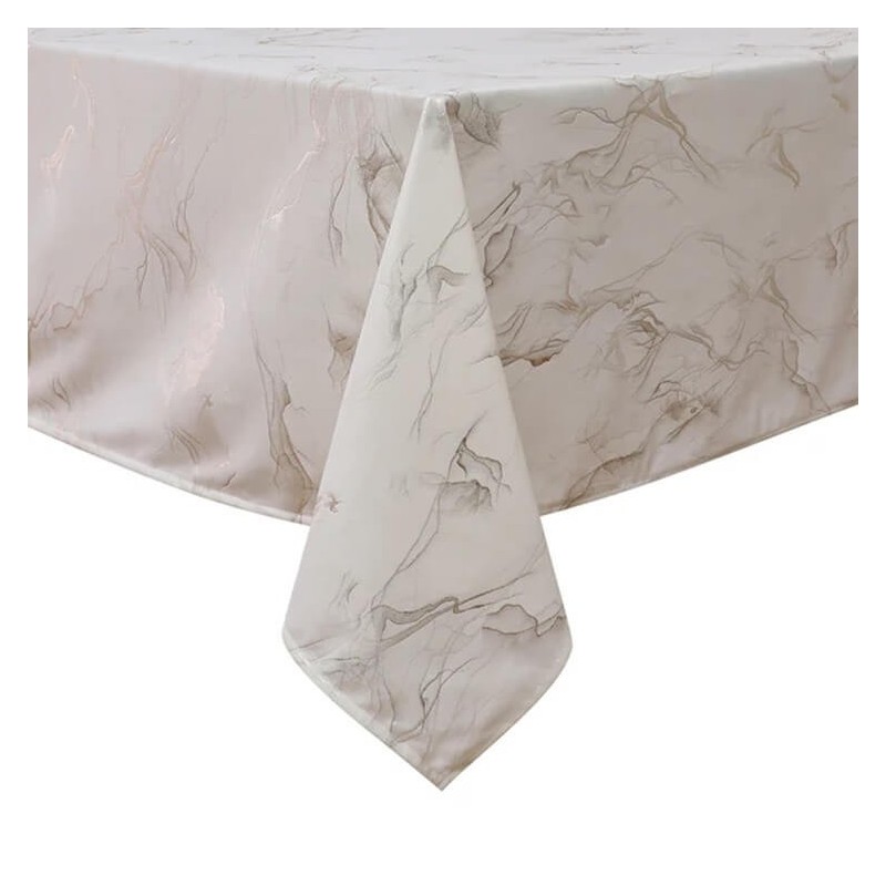 Stormy White Gold Velvet Tablecloth | Home Goods | Judaica