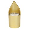 Gold Anodized Yahrtzeit Candle Holder By Yair Eman | Yahrzeit Candles