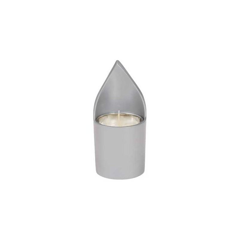 Silver Anodized Yahrtzeit Candle Holder By Yair Em | Yahrzeit Candles