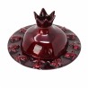 Red Aluminium Pomegranate Honey Dish By Yair Emanu | Rosh Hashanah | J