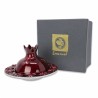 Red Aluminium Pomegranate Honey Dish By Yair Emanu | Rosh Hashanah | J