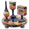 Wood Jerusalem Havdalah Set | Havdalah Sets & Spice Boxes | Judaica