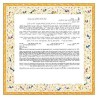 Birds of Paradise - Yellow Ketubah | All Judaica | Judaica