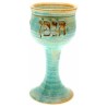 Patina Ceramic Kiddush Cup | Kiddush Cups | Judaica