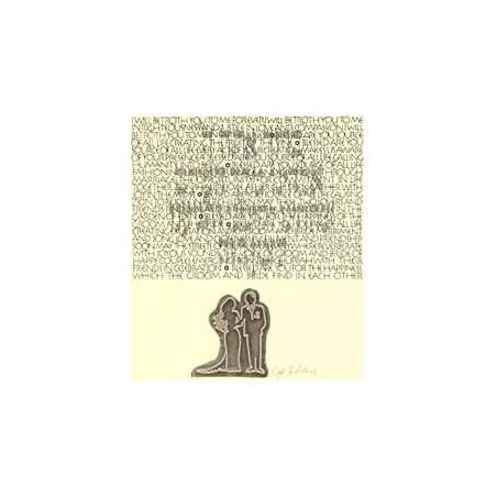 Seven Wedding Blessings Framed Embossed Print | Art | Judaica