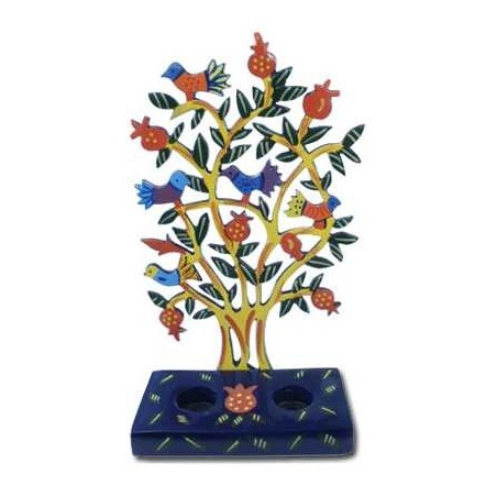 Tree of Life Duo Candlestick | Candle Holders | Judaica