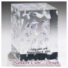 Cubed Wedding Glass Keepsake | Wedding | Judaica