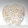 Rosh Hashanah Glass Apple Plate | Rosh Hashanah | Judaica