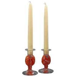 Wedding Glass Keepsake Candlesticks | Wedding | Judaica
