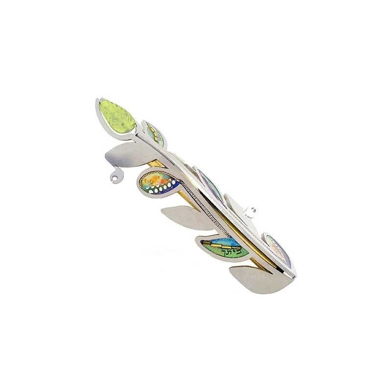 Olive Branch Mezuzah Case | Mezuzahs | Judaica