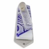 Vortex Blue Wedding Glass Keepsake Mezuzah Case | Wedding | Judaica