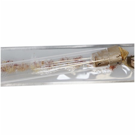 White Collage Wedding Glass Keepsake Mezuzah Case | Wedding | Judaica