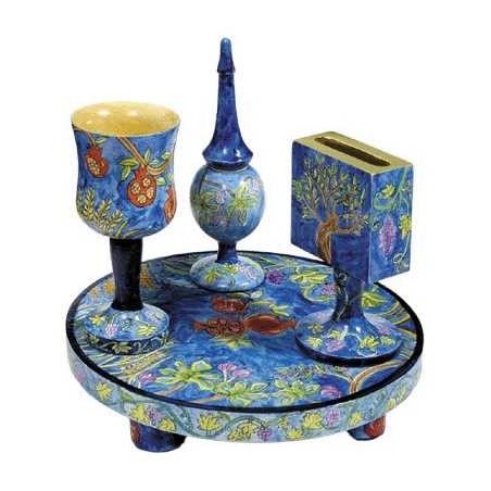 The Seven Species Havdalah Set | Havdalah Sets & Spice Boxes | Judaica