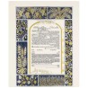 Blue Shefa Brachot Ketubah | All Judaica | Judaica