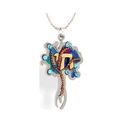 Multi-Color Tree of Life Necklace | Jewelry | Judaica