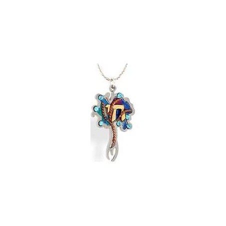 Multi-Color Tree of Life Necklace | Jewelry | Judaica