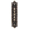 Black & Gold Mezuzah Case | Mezuzahs | Judaica