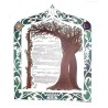 Intertwined Trees Blue Ketubah | All Judaica | Judaica