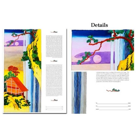 Moonfall Ketubah - 20 x 28 | All Judaica | Judaica