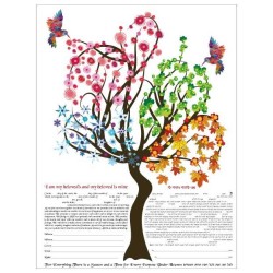 Four Season Ketubah | All Judaica | Judaica