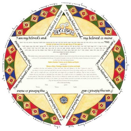 Roman Star Ketubah | All Judaica | Judaica