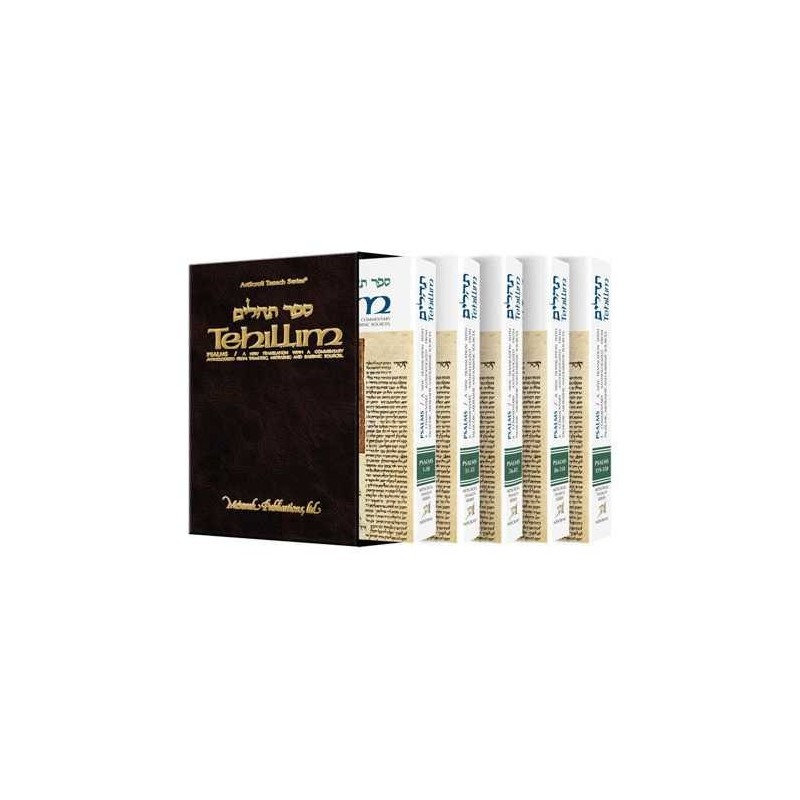 Artscroll Tehillim: 5 Volume Slipcased Personal Se | Books | Judaica