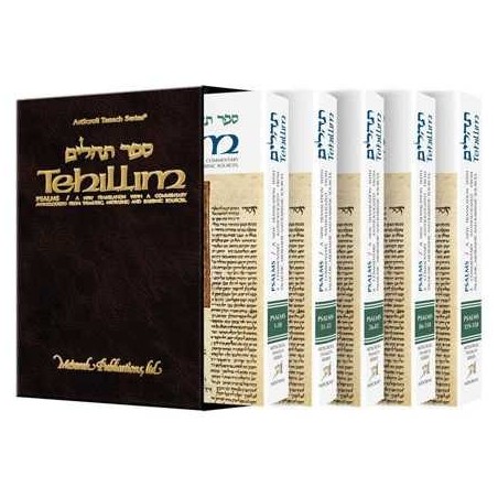 Artscroll Tehillim: 5 Volume Slipcased Personal Se | Books | Judaica