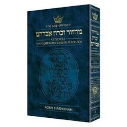 Artscroll Transliterated Linear Machzor: Rosh Hash | Books | Judaica