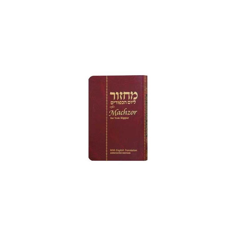 Chabad Compact Annotated Machzor: Yom Kippur | Books | Judaica