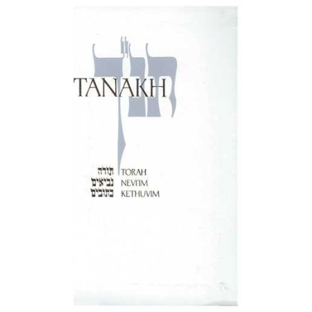 JPS Tanakh: The New Translation in English - White | Books | Judaica