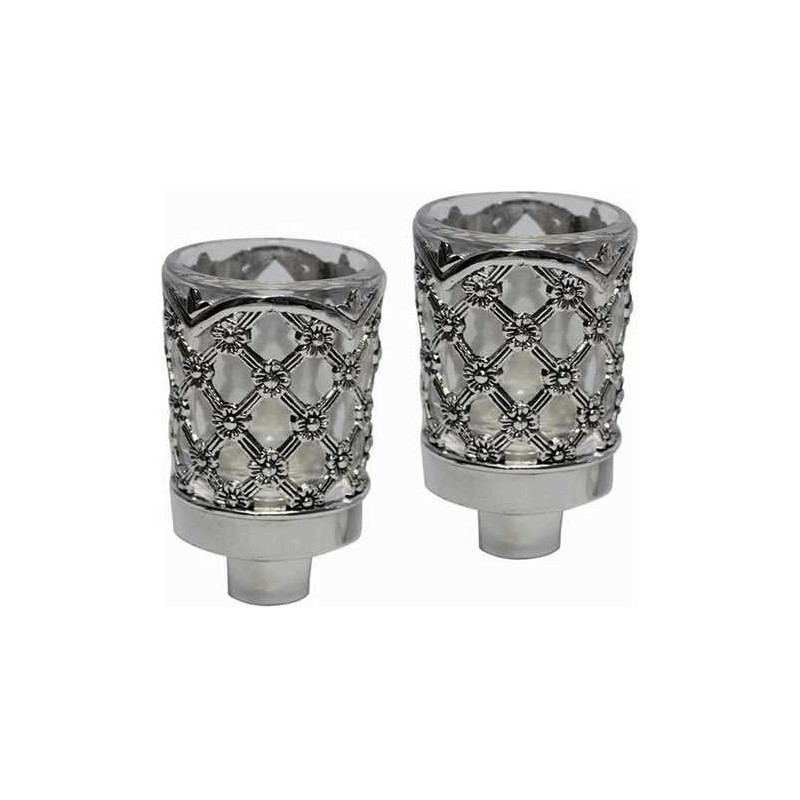 Neronim Daisy Glass Candle Holders | Artists and Designers | Judaica