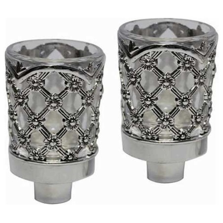 Neronim Daisy Glass Candle Holders | Artists and Designers | Judaica