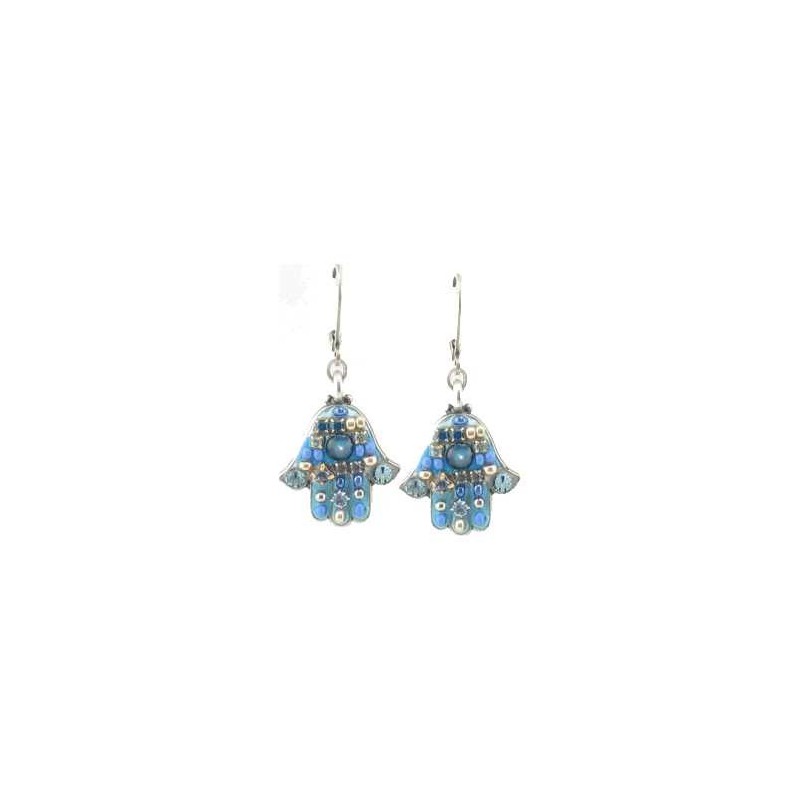 Blue Hamsa Earrings | Jewelry | Judaica