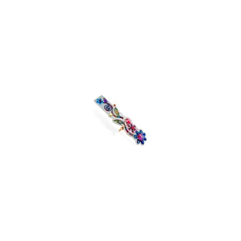 Rainbow Flower Mezuzah Case | Mezuzahs | Judaica