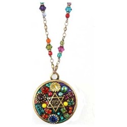Multibright Star of David Necklace | Jewelry | Judaica